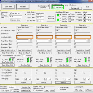 Bit Error Rate Tester 的图像结果