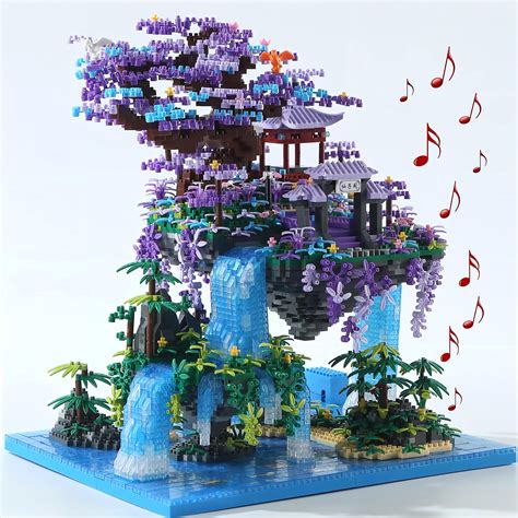 Cherry Blossom Tree Building Set With Box 4574pcs Original Scene ...