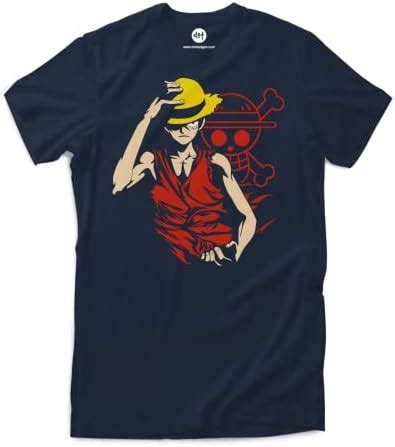 Buy Dot Badges Monkey D Luffy - Staw Hat - One Piece - Navy Blue Anime ...