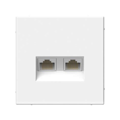 РОЗЕТКА двойная компьютерная RJ45+RJ45, кат.6А , Art Gallery, цвет ...