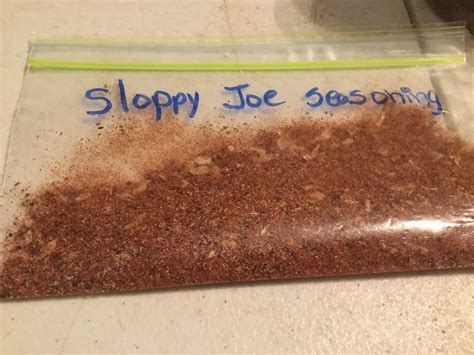 Countrified Hicks: The Very Best Sloppy Joe Seasoning Mix