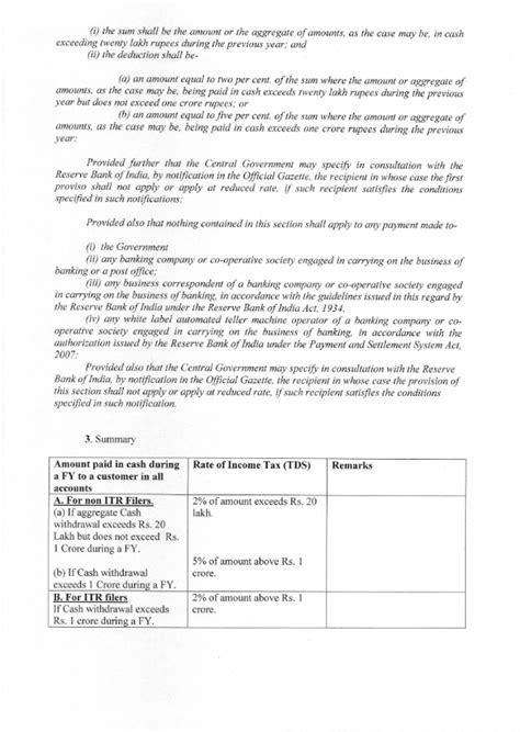 Deduction of TDS in r/o aggregate Cash withdrawal above Rs.20 lakh from ...
