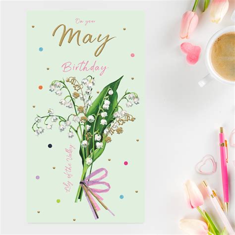 May Birthday - Month You Were Born Birthday Card – The Celebration Store