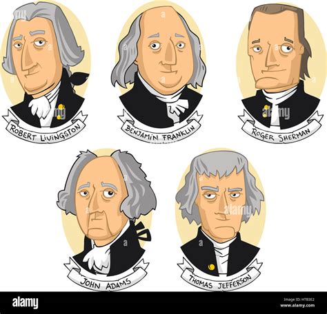 Founding Fathers Cartoon Drawing Founding Clipart Images And