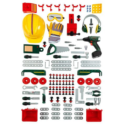 Theo Klein 8485 Bosch Workbench No. 1 I 150 parts I with Lots of ...