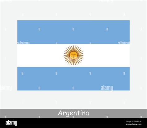 National Flag of Argentina. Argentinian Country Flag. Argentine ...