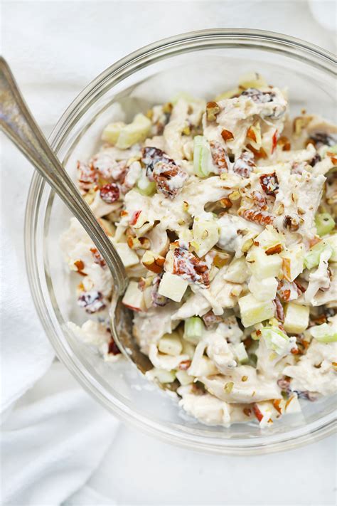 Apple Cranberry Chicken Salad • One Lovely Life