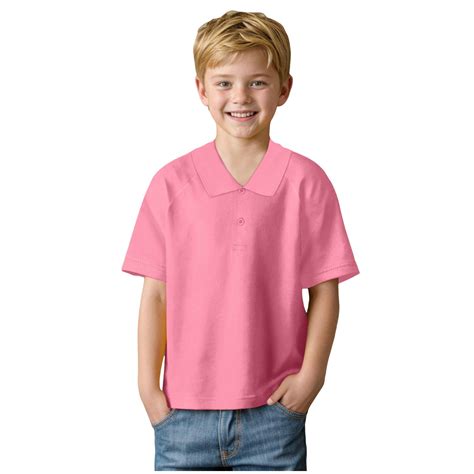 School Uniforms for Boys Long Sleeve Polo Shirt Toddler Baby Boys Back ...