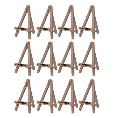 Roger & Moris Rubber Wood Mini A-Frame Easel - Portable Canvas Holder ...
