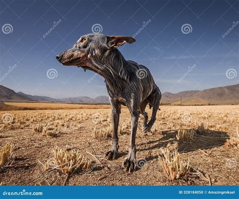 Cryptozoology Chupacabra in Arid Landscapes Concept of Unexplained Reptilian Creature in Rural ...