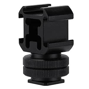 Triple Cold Shoe Bracket, Alloy Material 3 Cold Shoe Mount for Camera ...