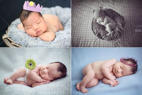 80张新生儿宝宝摄影写真样片，婴儿百天满月幼儿照片样照 - 摄影岛