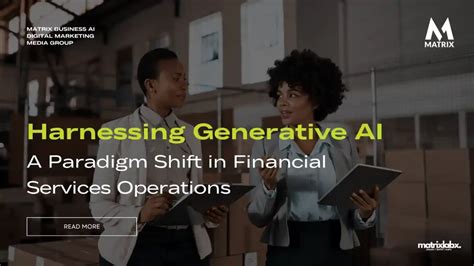 How generative AI is transforming financial services – and what it means for customers