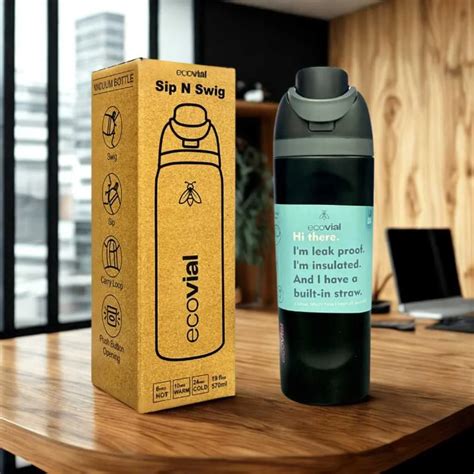 Ecovial Vacuum Sip n Swig Sipper Bottle 570ml – The Smart Bottle for S ...