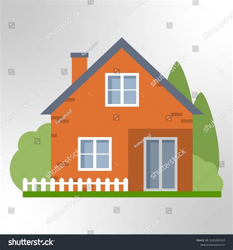 Simple House Front View 的图像结果