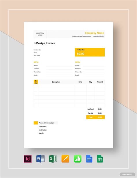 Image result for Creating an Invoice in InDesign
