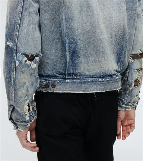 Saint Laurent - Distressed denim jacket Saint Laurent