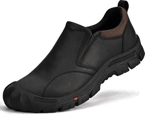 Amazon.com | UPIShi Men's Waterproof Slip On Leather Hiking Outdoor ...