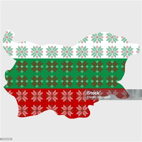 Bulgaria Map With Flag And Ethnic Motifs Stock Illustration - Download Image Now - Bulgarian ...
