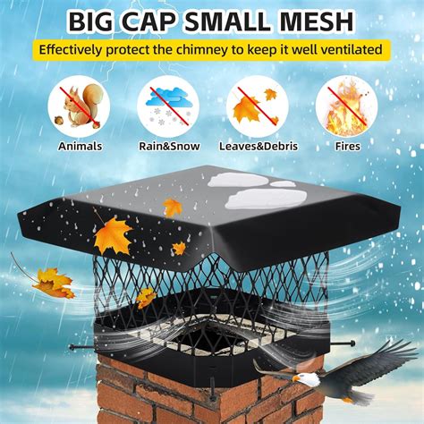 GoCampDirect Chimney Cap 9x9Inch - Chimney Cover for Outside India | Ubuy