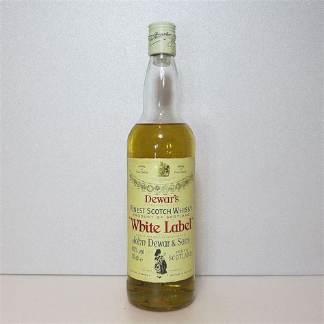Dewar's White Label Finest Scotch from early 1980s (70cl, 40%)
