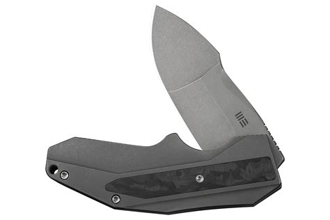 WE Knife Coral WE24044-2, Gray Stonewashed CPM 20CV, Gray Titanium ...
