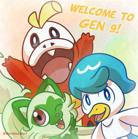 Pokemon Gen 9 Starters by HeroineMarielys on DeviantArt
