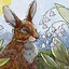 Image result for Bunny Rabbit Art Painting