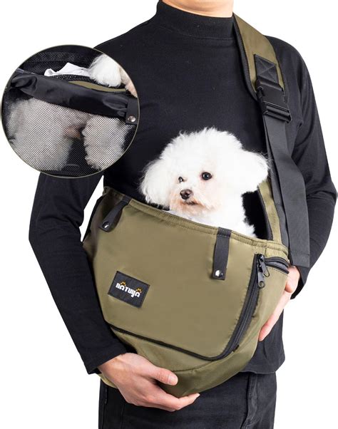 AIMALL Breathable Pet Carrier Bag with Adjustable Straps, Portable ...