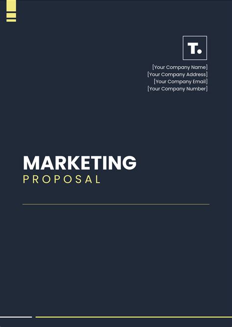 Free Blank Marketing Proposal Template to Edit Online