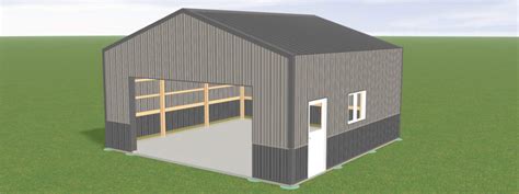How Much Does a 24’ x 24’ x 10’ Pole Barn Kit Cost?