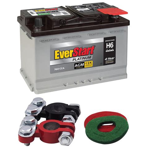 EverStart Platinum AGM Automotive Battery, Group H6 / LN3 / 48 12 Volt ...