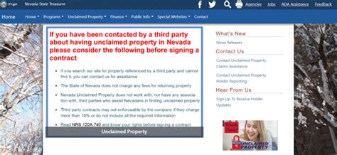Finding Your Nevada Unclaimed Property (2024 Guide)