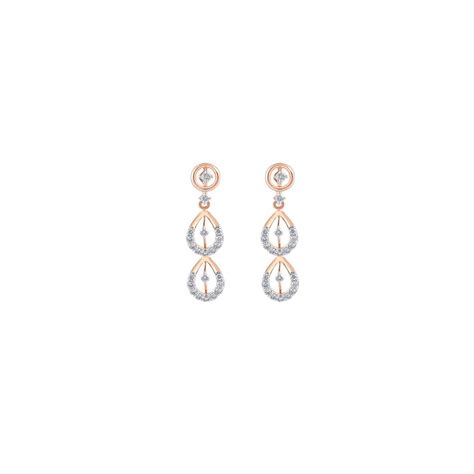 Buy Fine Drop Design Diamond Danglers OER24I32-D900X0C Online at ORRA.