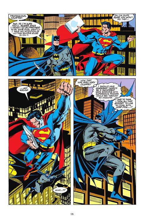 [Comic Excerpt] Batman and Superman reveal each other's identity ...