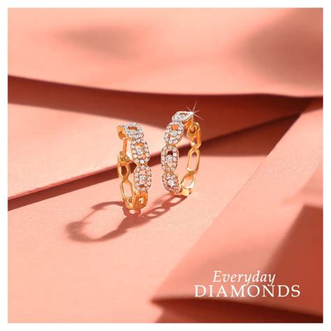 Buy Real Diamond Earrings Online | Real Diamond Earrings by Manubhai.