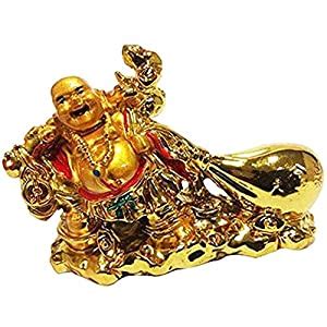 Buy GJ Dragging The Money Bag Laughing Buddha for Health, Wealth ...