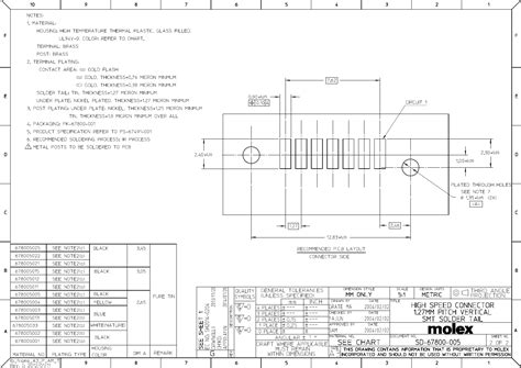 06780050xx Drawing Datasheet by Molex | Digi-Key Electronics
