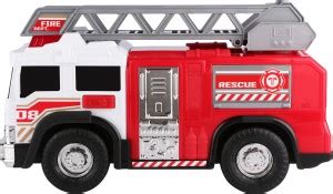 Dickie Fire Rescue Unit Truck With Light And Sound For Kids - Fire ...