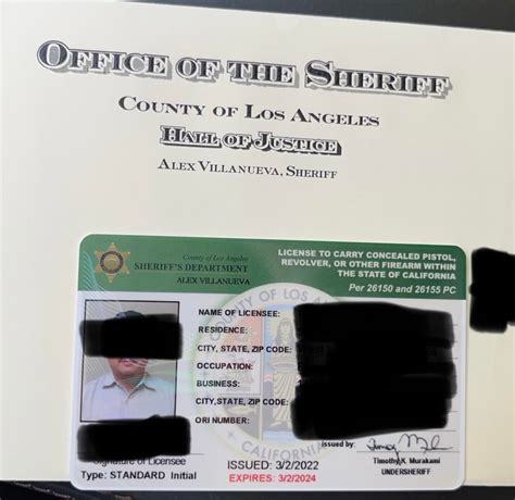 Get your LA County CCW! : r/CAguns