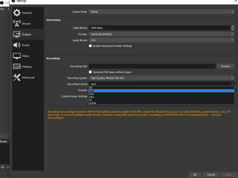 Image result for OBS File Format