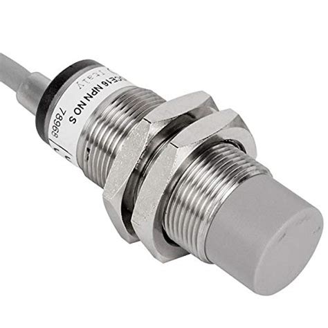 Inductive Proximity Sensor, 18 mm Diameter, Stainless, 10-30 VDC, 3 ...