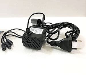 FLOJOY 5Watt 3 LEDs Small Fountain Water Pump (Sunset Yellow) Head 0.8 ...