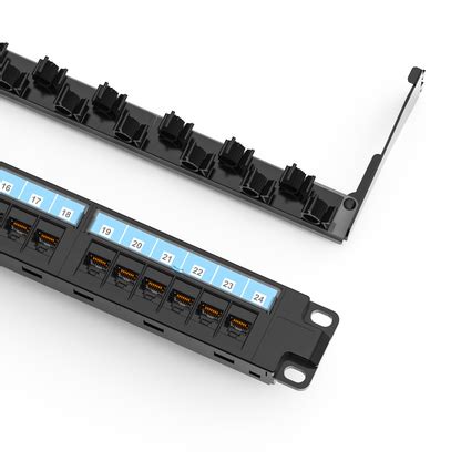 HYCONNECT 24‑Port UTP Patch Panel UTP Keystone Patch Panel With T568A ...