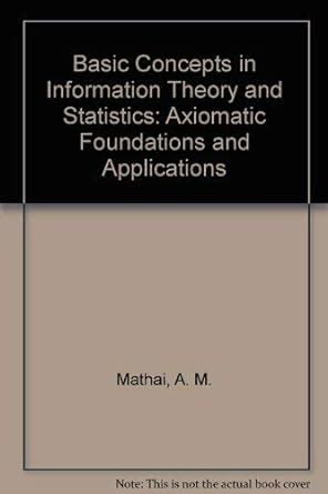 Basic Concepts in Information Theory and Statistics: Axiomatic ...
