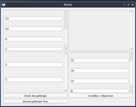 Image result for Using Scroll Area PyQt5