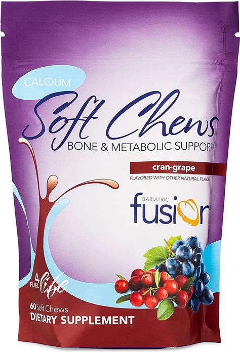 Bariatric Fusion Calcium Citrate & Energy Soft Chew India | Ubuy