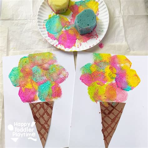 I Is For Ice Cream Art And Craft The Teaching Aunt Preschool - Free ...