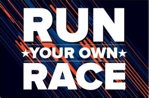 Run Your Own Race Fitness Poster Art | Gym Motivation Posters Paper ...