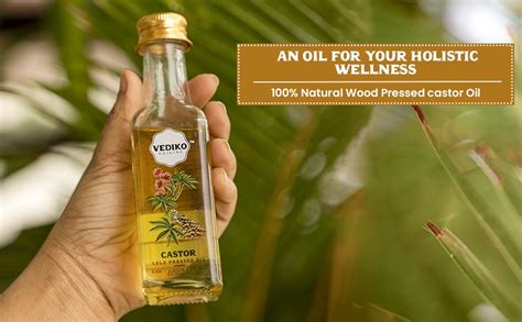 Vediko Organic Castor Oil | Cold Pressed from Gujarat Grown Seeds ...
